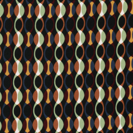 Viscose twill ellips green