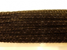 Rayon lurex bling zwart