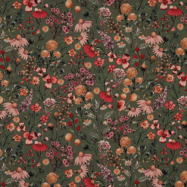 Digital flowers green