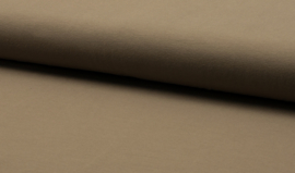 Katoentricot beige