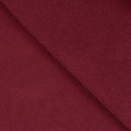 Ribtricot brushed superzacht bordeaux