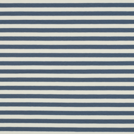 Streep blauw/wit