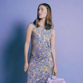 Bloem lavendel beige