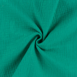 Gauze lurex emerald