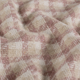 Brushed roze ruiten
