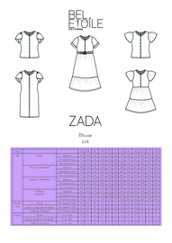 Bel'Etoile patroon Zada blouse en jurk dames