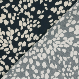 Viscose crepe marine beige