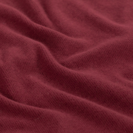 Ribtricot brushed superzacht bordeaux