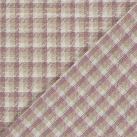 Brushed roze ruiten