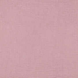 Double gauze roze foil bling