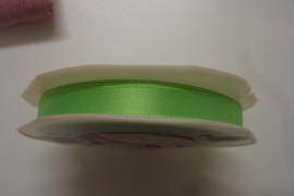 Satijnlint fluo groen 10mm