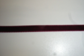 Fluweelband bordeaux 7mm