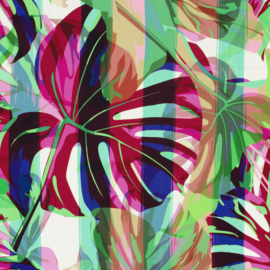 Digital: stripes and leaves