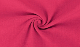 Linnen viscose stretch fuchsia