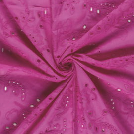 Broderie fuchsia
