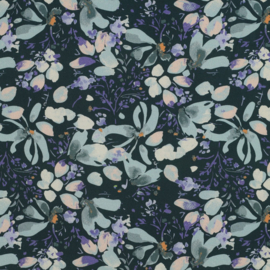 Viscose poplin digi groen