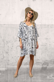 Linnen viscose vogels