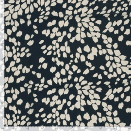 Viscose crepe marine beige