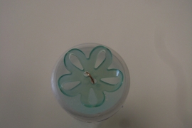 Knoop bloem aqua