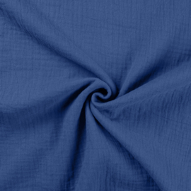 Double gauze lavendelblauw