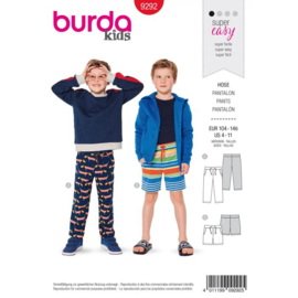 Burda kinderpatroon 9292