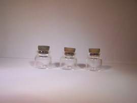 GFP-03 Dikke fles met plastic stop (1,8x1,7cm)