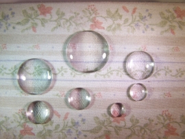 Ronde glazen cabochons