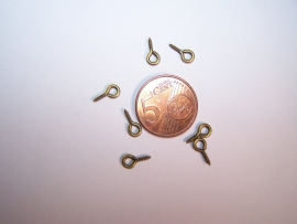 Bronskleurig oogje groot (10x5mm)