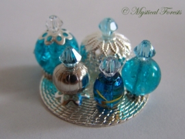 BL-01 Schitterende blauwe parfumflesjes 1
