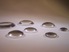 Ronde glazen cabochons