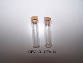 GFV-17 Reageerbuis met ronde bodem (3x0,8cm)