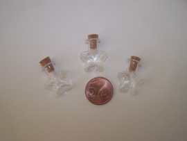 GFV-07 Stervormig flesje (2,3x2cm)