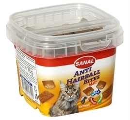 SANAL cat hairball bites cup 75 GR