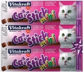 VITAKRAFT cat-stick mini gevogelte met lever 3 ST