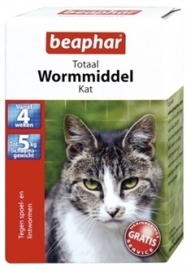 BEAPHAR wormtablet kat 10 STUKS