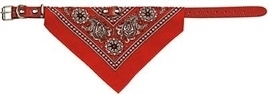 ADORI halsband met zakdoek rood  