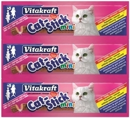 VITAKRAFT cat-stick mini kabeljauw met tonijn 3 ST