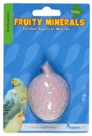 HAPPY pet fruity mineral strawberry bird 300 GR 6,5X4,5X2,5 CM