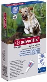 BAYER advantix spot on  VANAF 25 KG - PIP