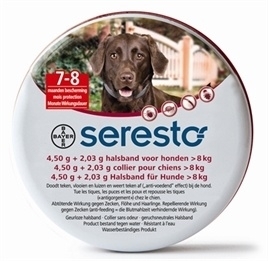 SERESTO teken- en vlooienband grote hond >8 KG 70 CM