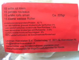50 Witte kauw rol