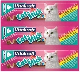 VITAKRAFT cat-stick mini rund / taurine 3 ST