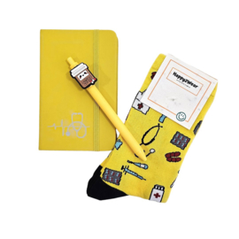 Socks & Notes - Geel