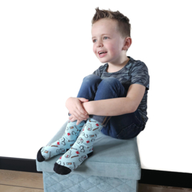 Junior sokken - Nurse to be |doctor to be - blauw