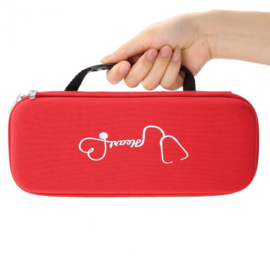 Stethoscoop hard case etui Rood