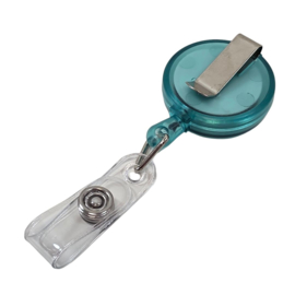 Zipper - Jojo basic TRANSPARANT- Aqua