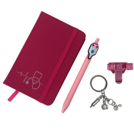 Schrijf & Blijf set voor zorgprofessionals - PINK