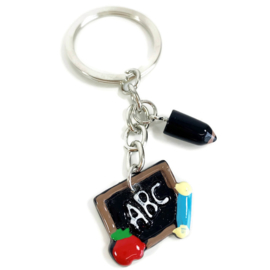 Sleutelhanger Meester - Juf - Docent(e) - ABC & Krijt