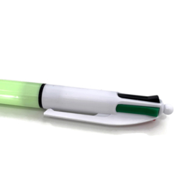 4 Kleuren pen KICK | Lime - wit