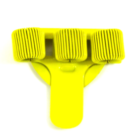 Pennenhouder clip (3 pennen) geel